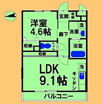 東京都町田市相原町（賃貸アパート1LDK・1階・36.37㎡） その2