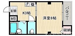 間取図画像 1K