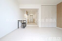 おおさか東線 城北公園通駅 徒歩7分の賃貸アパート 2階ワンルームのリビング/ダイニング