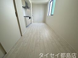 おおさか東線 城北公園通駅 徒歩9分の賃貸アパート 1階1LDKのリビング/ダイニング