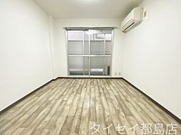 JR大阪環状線 桜ノ宮駅 徒歩10分の賃貸マンション 4階ワンルームのリビング/ダイニング