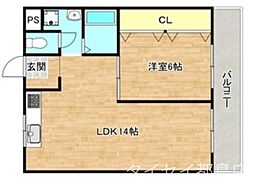 間取図画像 1LDK