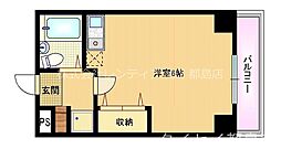 フォーラム都島内代駅前 ワンルームの間取図画像