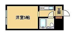ハイライフ中野 1Kの間取図画像