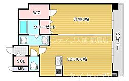 コモドガーデンヤマイチ2 1LDKの間取図画像