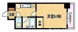ワイズシャトー京橋 1Kの間取図画像
