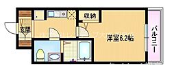 日本エスリード京橋3番館 1Kの間取図画像