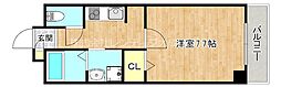 ランド大今里南 1Kの間取図画像