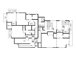 駅3分アパートペット可能 302 3階1LDKのリビング/ダイニング