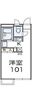 レオパレスアドミラクレール 108 ｜ 兵庫県加古川市加古川町美乃利406-3（賃貸アパート1K・1階・20.28㎡） その2