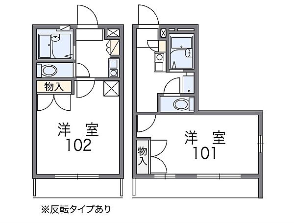 レオパレスＫＵＷＡＤＡ 105｜兵庫県姫路市書写(賃貸アパート1K・1階・23.18㎡)の写真 その2