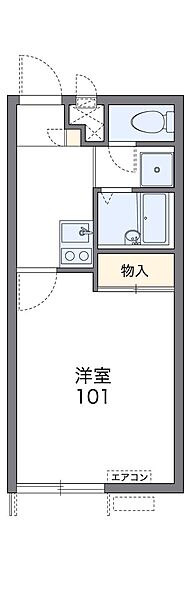 レオパレスアメイシャ 207｜兵庫県小野市片山町(賃貸アパート1K・2階・23.18㎡)の写真 その2