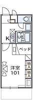 レオパレスグランプリ 204 ｜ 兵庫県高砂市中島 1丁目15-16（賃貸アパート1K・2階・23.18㎡） その2