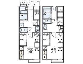 レオパレス屋形II 105 ｜ 兵庫県神崎郡市川町屋形340-2（賃貸アパート1K・1階・23.71㎡） その2