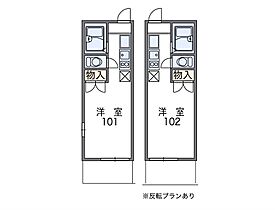 レオパレスシーサイド網干 204 ｜ 兵庫県姫路市網干区新在家290-158（賃貸アパート1K・2階・19.63㎡） その2