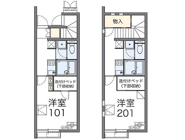 レオネクスト追星 102｜兵庫県加古郡稲美町国安(賃貸アパート1K・1階・23.61㎡)の写真 その2