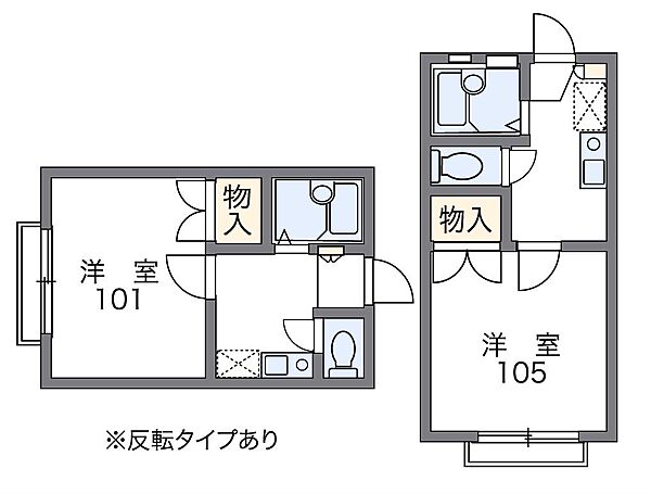 レオパレスナカムラII 204｜兵庫県明石市二見町西二見(賃貸アパート1K・2階・20.00㎡)の写真 その2