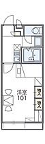 レオパレスサンライズ松陽 106 ｜ 兵庫県高砂市松陽 1丁目8-27（賃貸アパート1K・1階・23.18㎡） その2