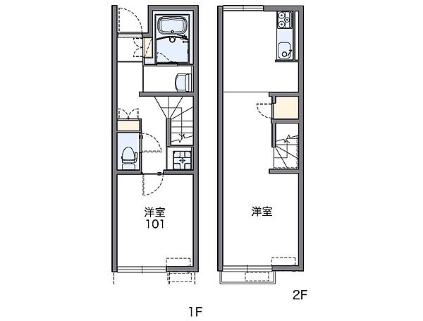 レオネクストエムズ　華 104｜兵庫県姫路市大津区真砂町(賃貸アパート1LDK・1階・46.94㎡)の写真 その2