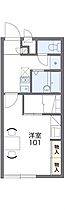 レオパレス若草 107 ｜ 兵庫県赤穂市若草町91（賃貸アパート1K・1階・23.18㎡） その2