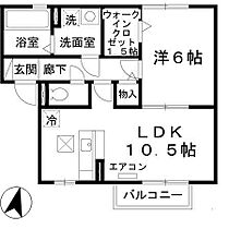 ガレリア グランデ 102 ｜ 兵庫県加古郡播磨町宮北 2丁目5-3（賃貸アパート1LDK・1階・45.06㎡） その2