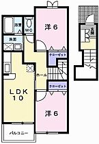 フレッサ　プラード 203 ｜ 兵庫県赤穂郡上郡町井上（賃貸アパート2LDK・2階・57.22㎡） その2