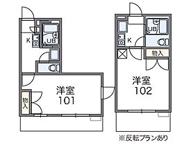 レオパレス源 303 ｜ 兵庫県神戸市西区竜が岡 2丁目2-6（賃貸マンション1K・3階・23.18㎡） その2