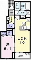 エスペランサ中仁野II 102 ｜ 兵庫県姫路市香寺町中仁野（賃貸アパート1LDK・1階・38.01㎡） その2