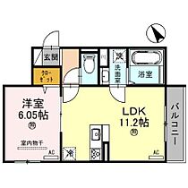 D-room国芳 202 ｜ 兵庫県明石市貴崎 3丁目22-11（賃貸アパート1LDK・2階・40.13㎡） その2