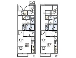 レオパレス揖保川II 2階