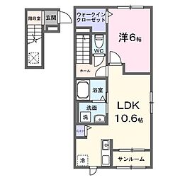 間取図画像 1LDK