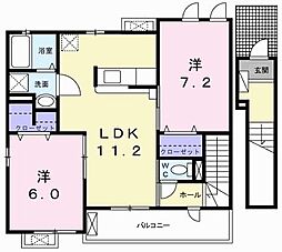 ラッフィナートII 2階/202