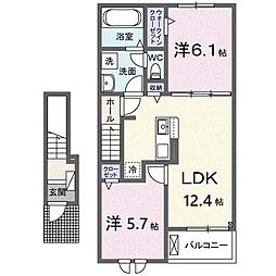 プロスペリテV B棟 2階/204
