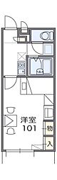 レオパレスコンフォート加古川 1Kの間取図画像