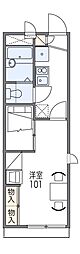 レオパレスシャローム 1階/101