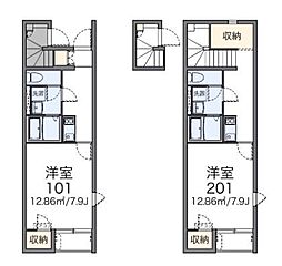 レオネクストあじさい下井沢 1階/104