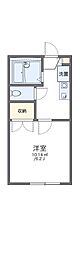 レオパレスナカムラ2 1Kの間取図画像