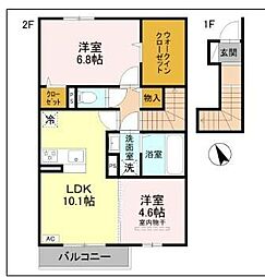 D−ROOM 天が岡 2階