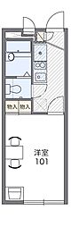 レオパレスアゼリア1 1Kの間取図画像