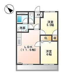 サンコーポS 2階/-