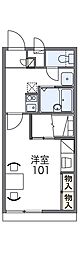 レオパレスIKKO 1Kの間取図画像