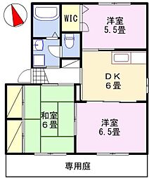 アンナプルナ2 3DKの間取図画像