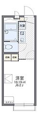 レオパレスアプリコット片山 1Kの間取図画像