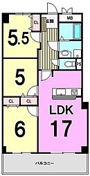 間取図画像 3LDK