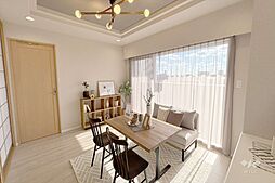 ドルフ伊丹　グレスティーロ 3LDKのリビング/ダイニング