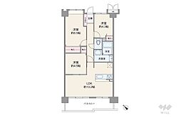 間取図画像 3LDK