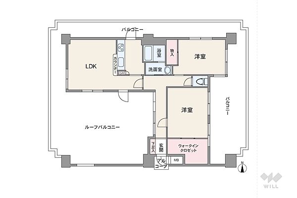 間取りを拡大表示