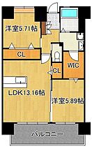 LEGEND高見  ｜ 福岡県北九州市八幡東区荒生田3丁目（賃貸マンション2LDK・12階・64.12㎡） その2