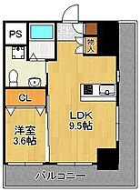 Basic B.L.D YAHATA  ｜ 福岡県北九州市八幡東区中央2丁目（賃貸マンション1LDK・4階・35.00㎡） その2