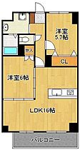 COMFORT SQUARE LUXE  ｜ 福岡県北九州市八幡東区春の町4丁目（賃貸マンション2LDK・8階・59.37㎡） その2